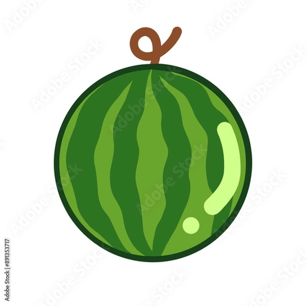 Obraz watermelon isolated on white