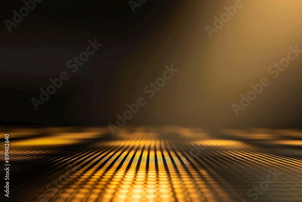 Obraz Abstract light and shadow pattern on a surface creating a dynamic and visually interesting effect with a golden hue
