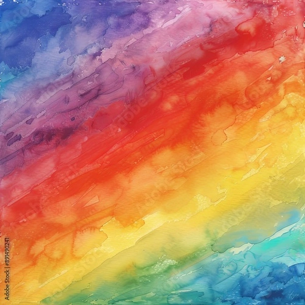 Fototapeta Vibrant Color Gradient Transitioning from Orange to Green