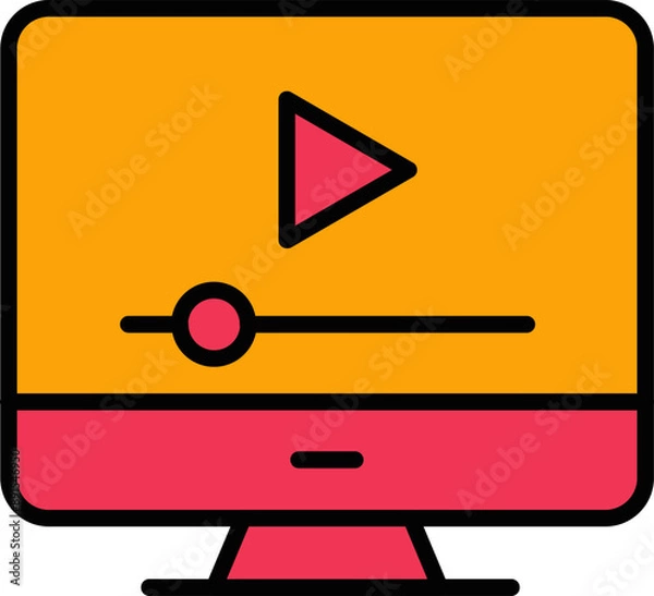 Fototapeta Online Tutorials Vector Icon