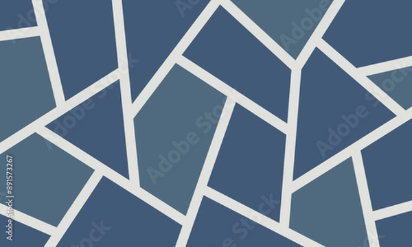 Fototapeta seamless geometric pattern hexagon line black and white abstract background