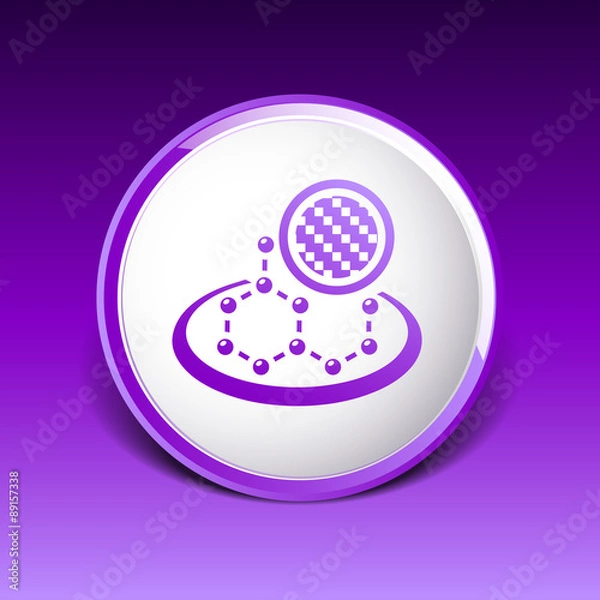 Fototapeta carbon organic element molecule science background