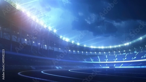 Obraz Cinematic Sports stadium background