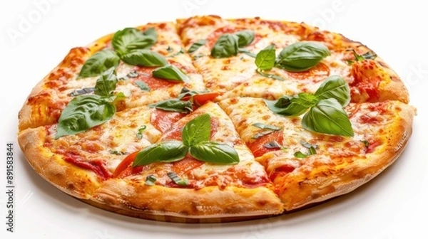 Fototapeta spring rolls white background