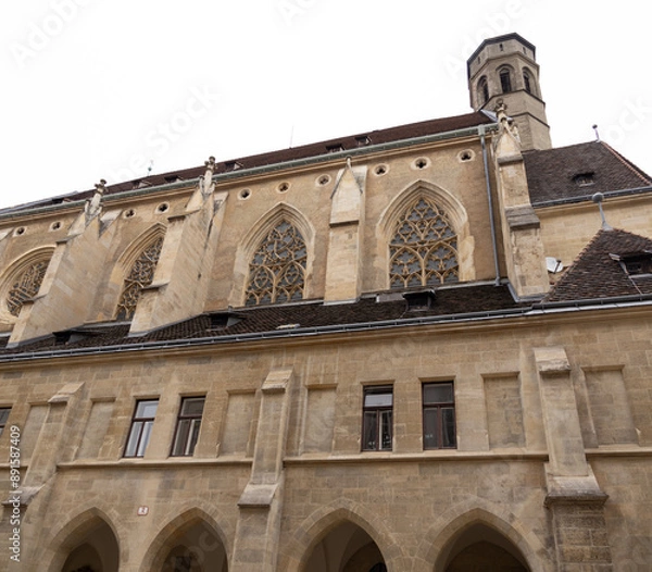 Obraz The facade of Minoritenkirche (Church of Minorites) in Vienna, Austria, May 25, 2024