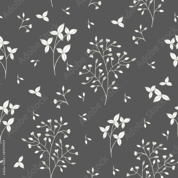 Obraz Floral vector seamless pattern