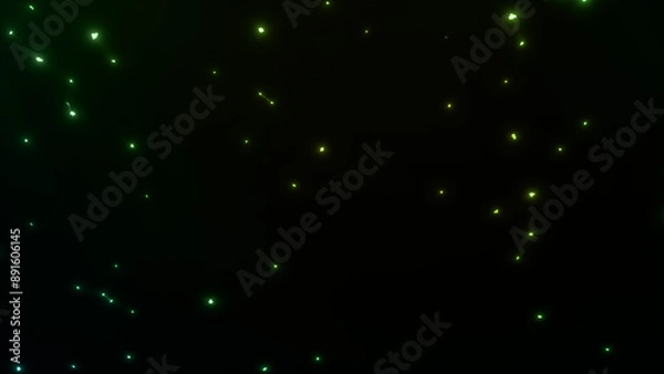 Fototapeta カラフルなのパーティクルが織りなす幻想的な光の背景