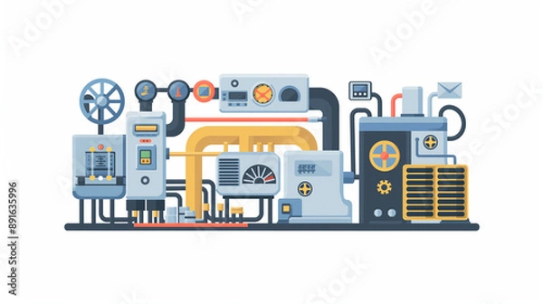 Fototapeta graphic resource for factory