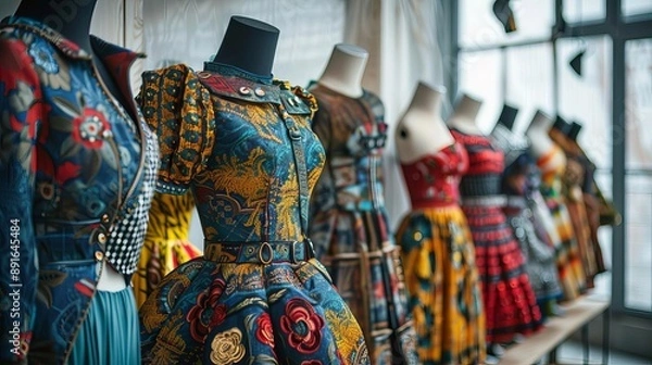 Fototapeta Fashion fundraiser supporting a charitable cause