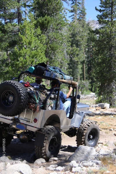 Obraz camping,jeep,4x4