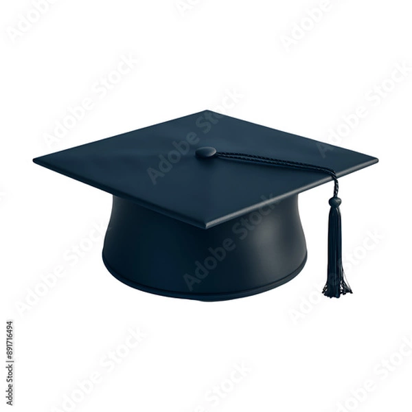 Fototapeta Graduation cap isolated.