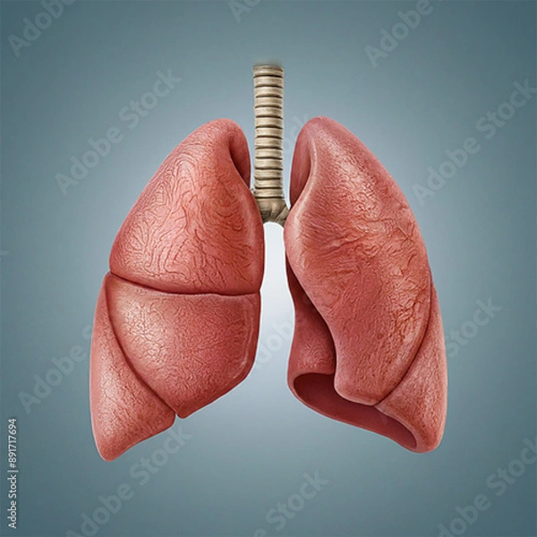 Obraz human lung anatomy