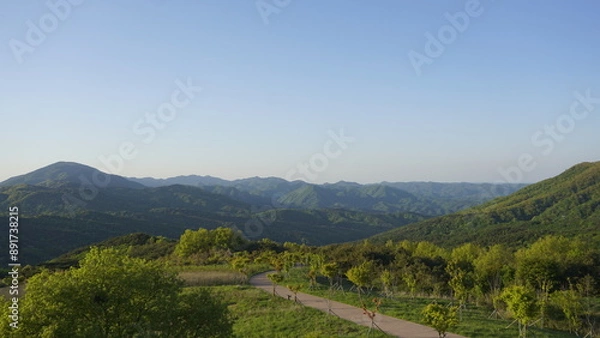 Obraz 산, 경치, 자연