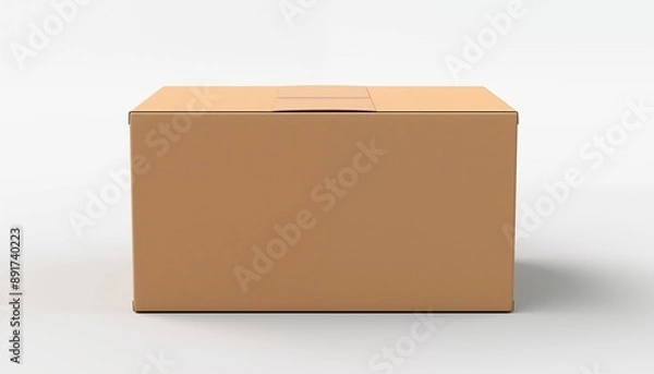 Obraz brown cardboard box