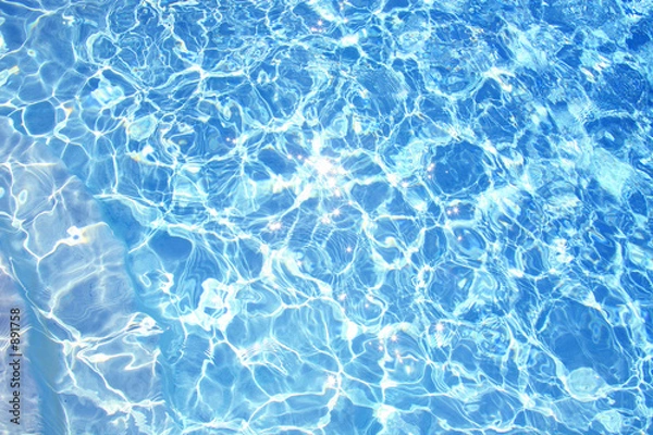 Obraz niebieska woda