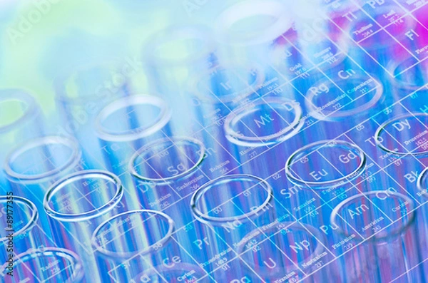 Fototapeta science laboratory test tubes