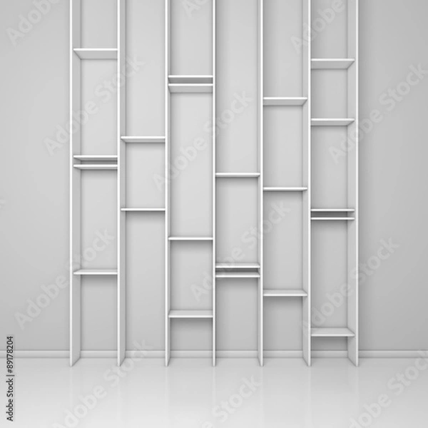 Obraz Modern shelves.