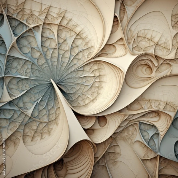 Fototapeta Abstract fractal pattern. background.