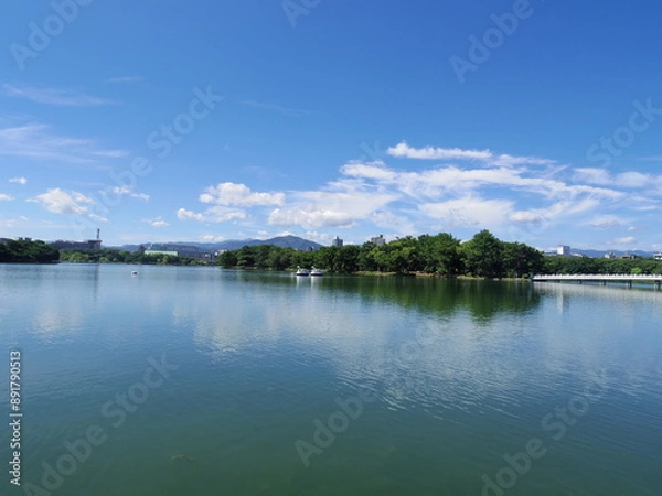 Fototapeta 大濠公園(福岡県福岡市)