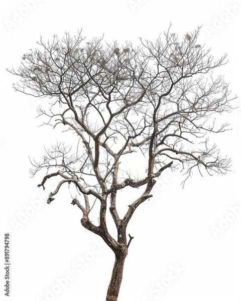 Obraz Bare tree branches reach towards the sky