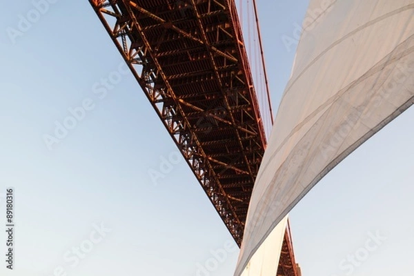 Obraz Sail and bridge