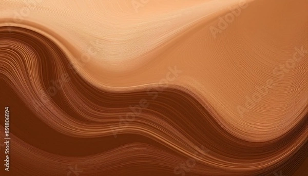 Obraz abstract chocolate coffee soft brown water aqua background bg art wallpaper texture pattern sample example waves wave