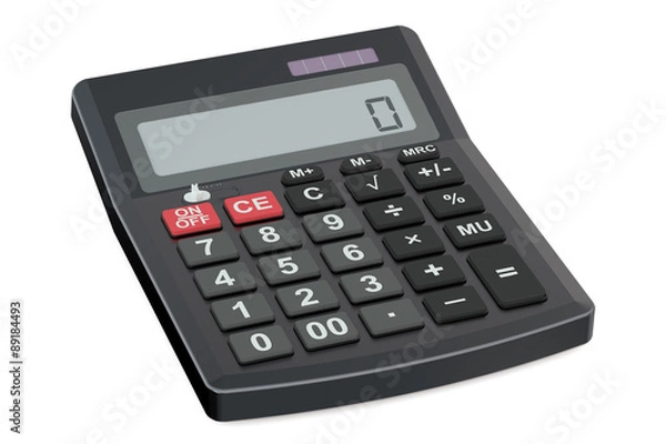 Fototapeta black calculator