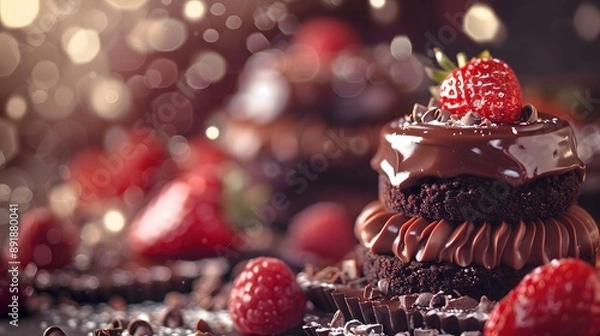 Obraz チョコレートケーキ