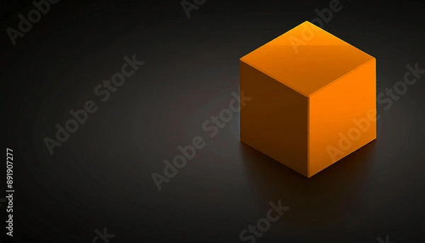 Fototapeta 3d Abstract orange background