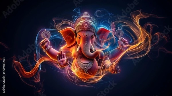 Fototapeta Ganesha พระพิฆเนศ