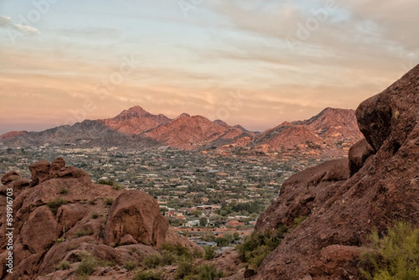 Fototapeta View from Echo Canyon walking trail