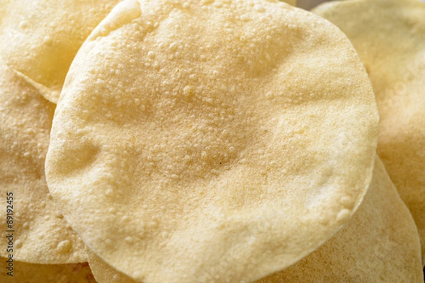 Obraz Papadom (fried South Indian crackers)