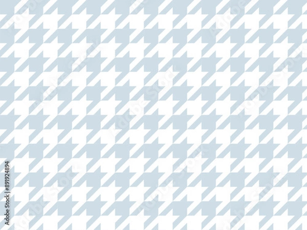 Obraz 和柄のパターンの背景テクスチャ、青色の千鳥格子のベクターイラスト