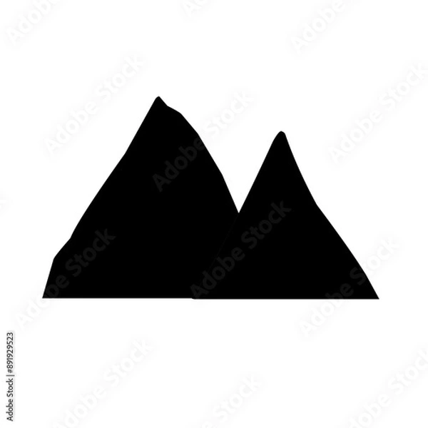 Obraz silhouette mountain