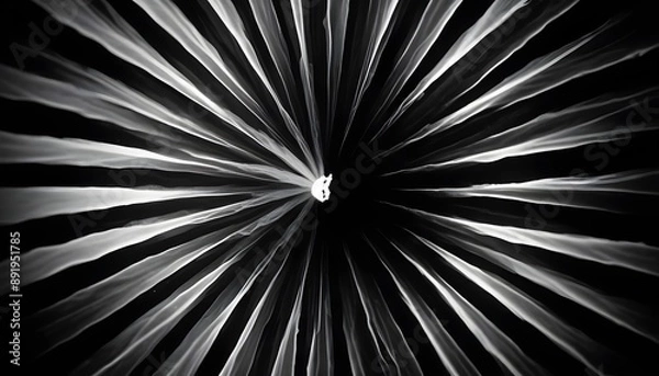 Fototapeta Clear Plain Shiny Soft Vintage Bokeh Cloudy Wave Like Geometric Black Background or Texture