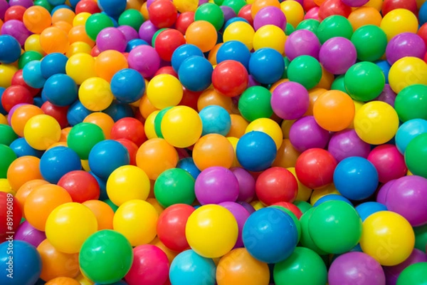 Obraz Colorful plastic balls