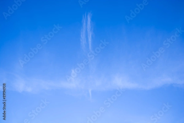 Obraz White clouds and blue sky