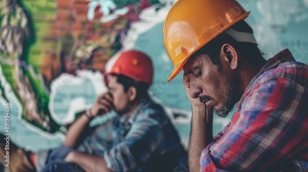 Obraz mexican immigrant workers