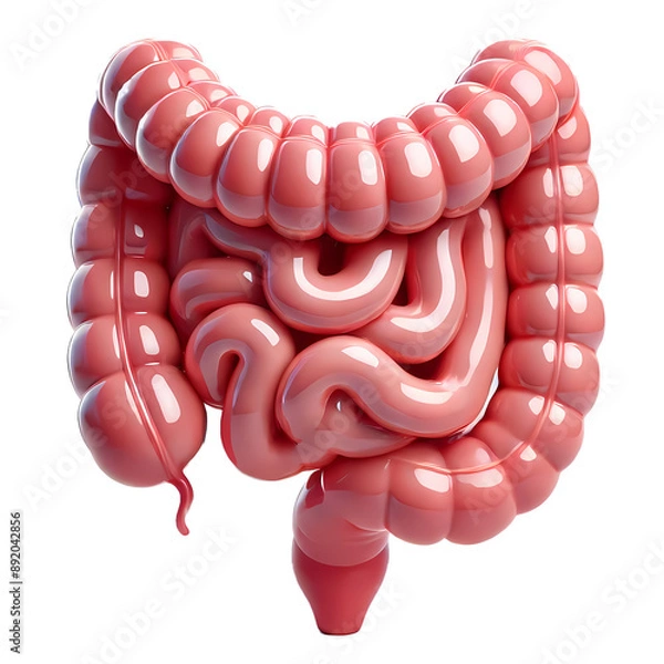 Obraz Detailed Glossy 3D Human Intestines
