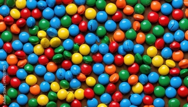 Obraz Colorful Chocolate Candy Background.