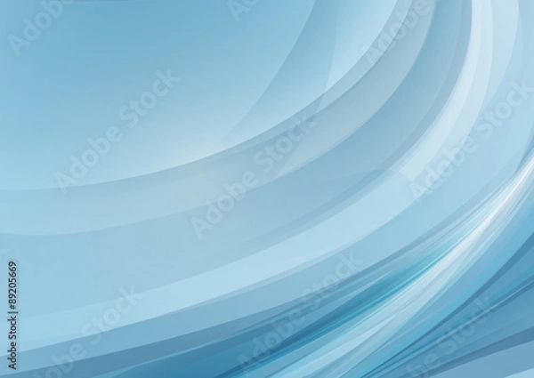 Fototapeta Light Blue Abstract Shape Background, Vector Illustration
