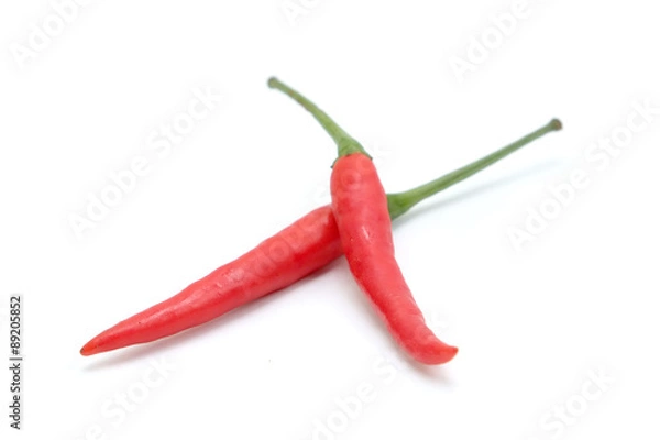 Obraz Red chili pepper isolated on a white background