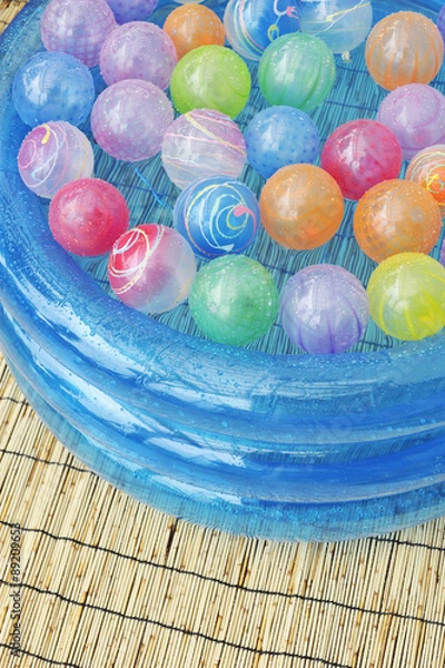 Fototapeta ポップな風船ヨーヨー