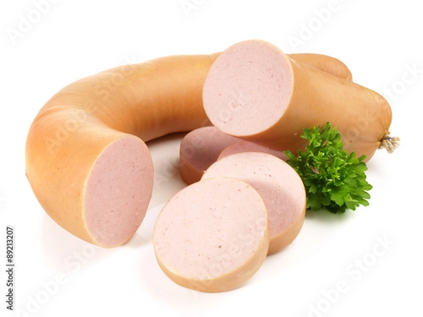 Obraz Kiełbasa mięsna - plastry