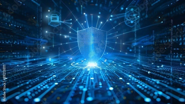 Fototapeta サイバーセキュリティのイメージ