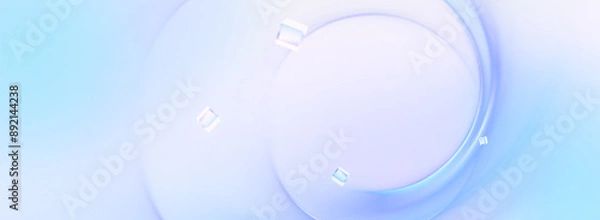 Fototapeta Internet techy blue and green line background image