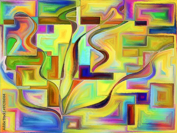 Obraz Painted Fragments