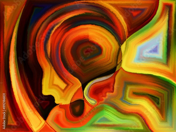 Obraz Lives Intertwined series.