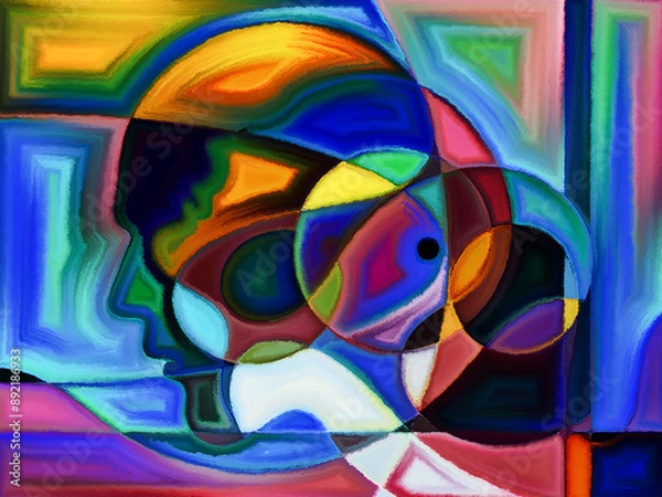 Obraz Lives Collided series.