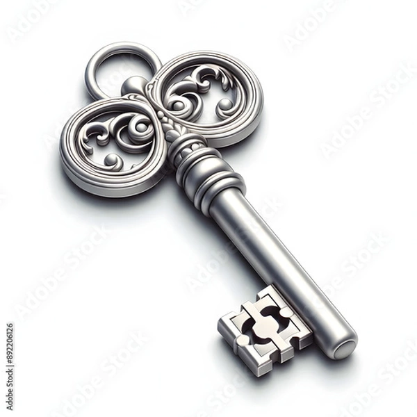 Fototapeta 은색 열쇠